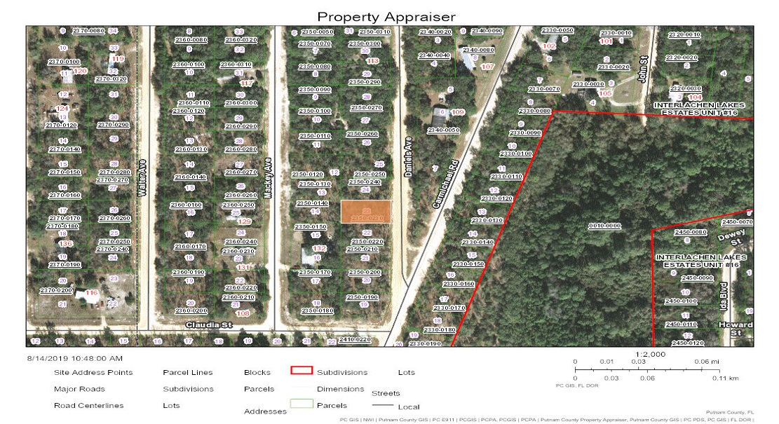 Lot For Sale Interlachen Lakes Estates Msbu Putnam FL 0.220 acres, Camping, Manufactured